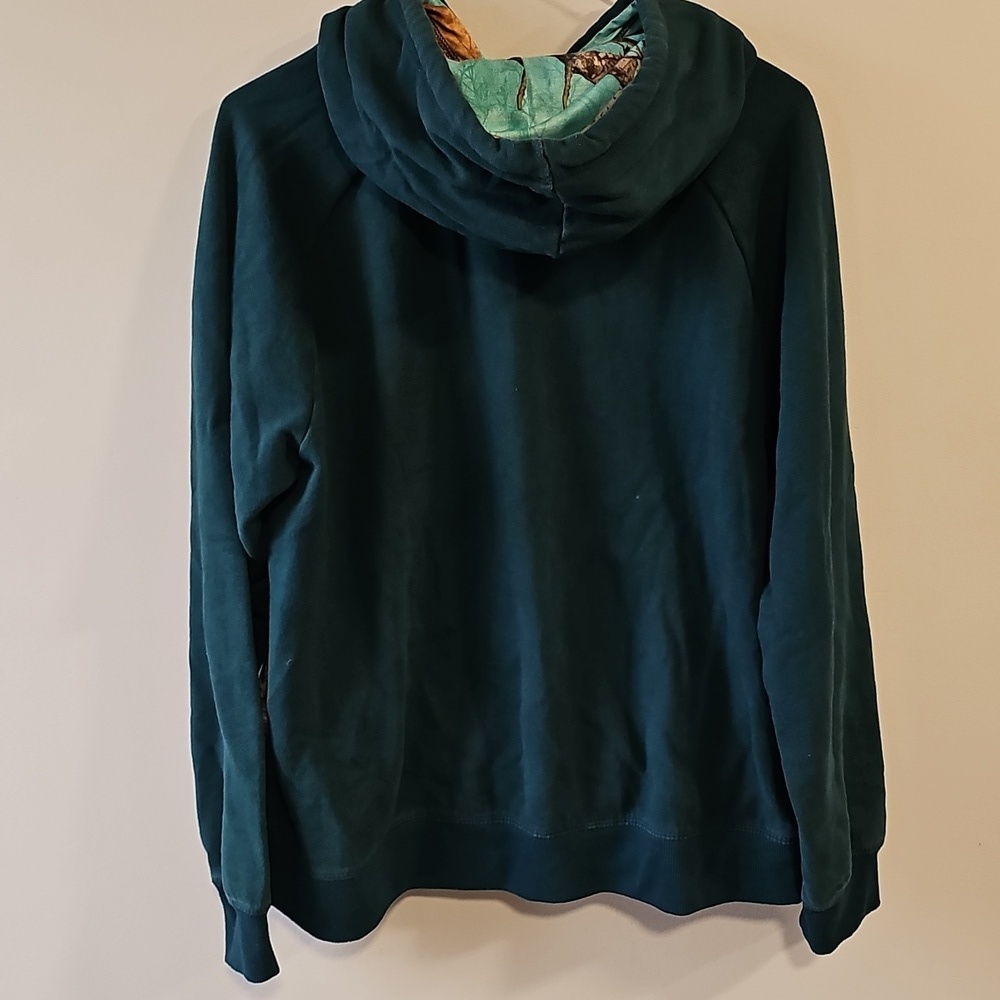 Realtree MediumTeal and Camo Logo Pullover Hoodie - Picture 4 of 6